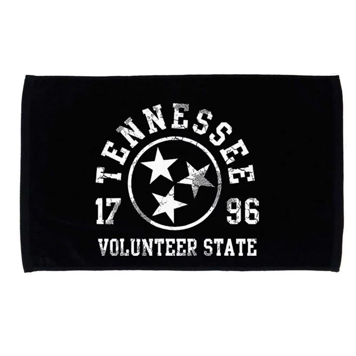 Tennessee Volunteer State Home Family Vintage Fade Orange Microfiber Hand Towel