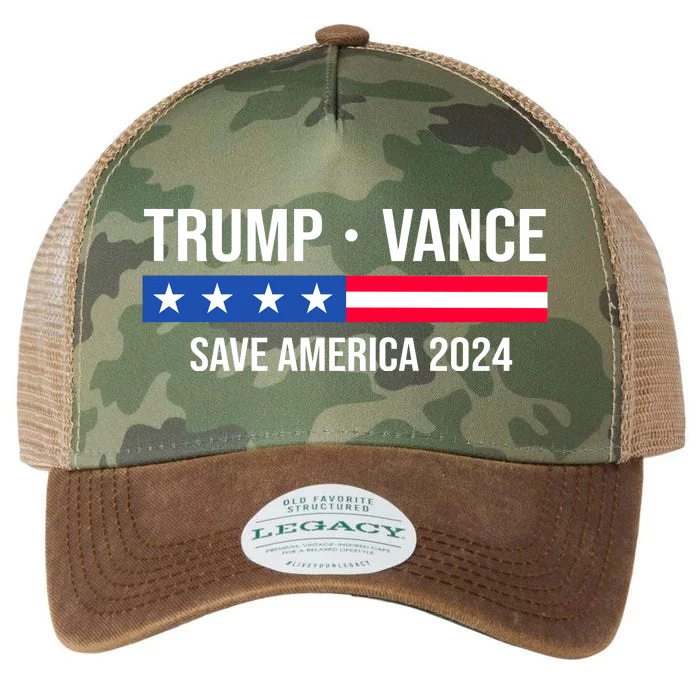 Trump Vance Save America 2024 Usa Election Legacy Tie Dye Trucker Hat