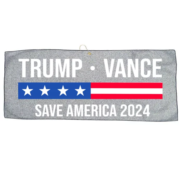 Trump Vance Save America 2024 Usa Election Large Microfiber Waffle Golf Towel