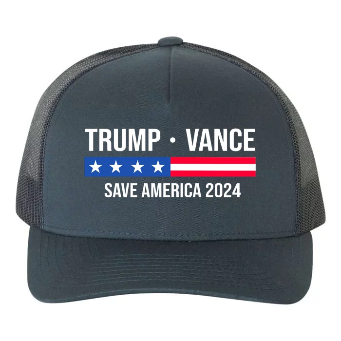 Trump Vance Save America 2024 Usa Election Yupoong Adult 5-Panel Trucker Hat