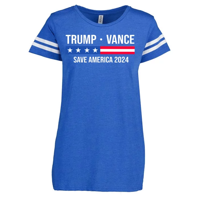 Trump Vance Save America 2024 Usa Election Enza Ladies Jersey Football T-Shirt