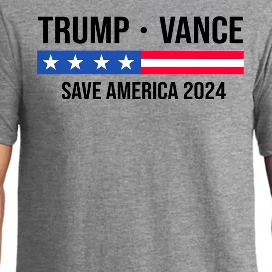 Trump Vance Save America 2024 Usa Election Pajama Set