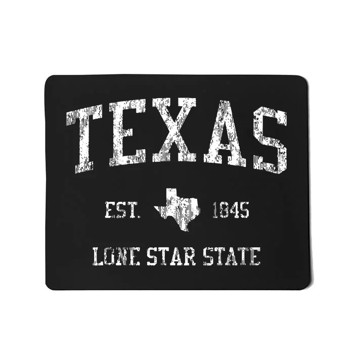 Texas Vintage Sports Design Texan Mousepad