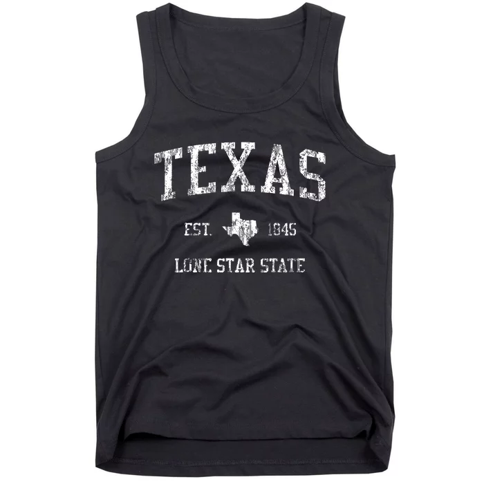 Texas Vintage Sports Design Texan Tank Top