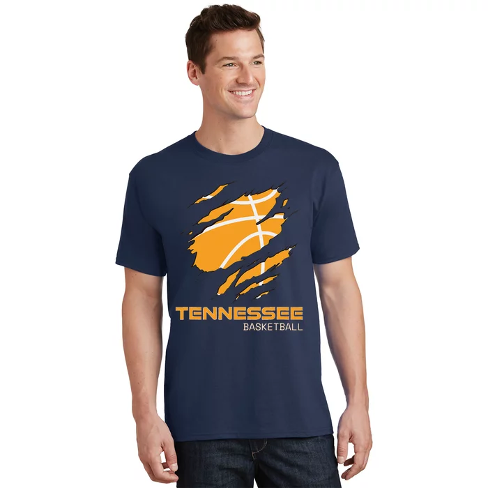 The Volunteer State Fan Tennesseean Tennessee Basketball T-Shirt