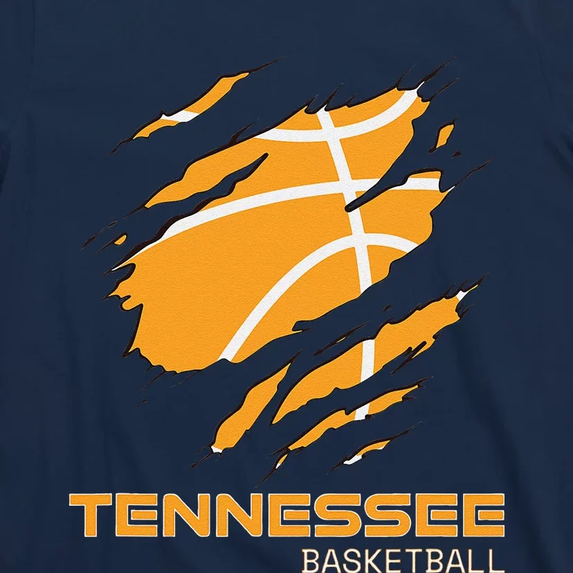 The Volunteer State Fan Tennesseean Tennessee Basketball T-Shirt