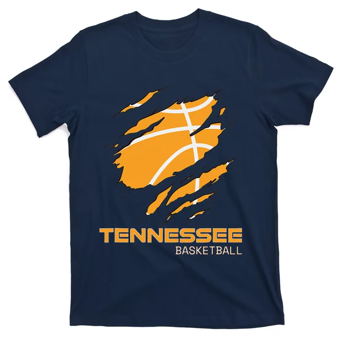 The Volunteer State Fan Tennesseean Tennessee Basketball T-Shirt