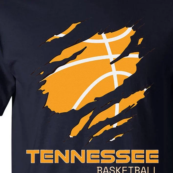 The Volunteer State Fan Tennesseean Tennessee Basketball Tall T-Shirt