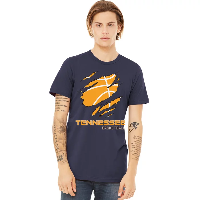 The Volunteer State Fan Tennesseean Tennessee Basketball Premium T-Shirt