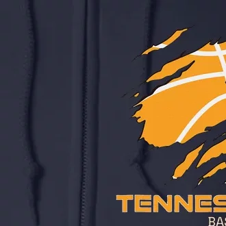 The Volunteer State Fan Tennesseean Tennessee Basketball Full Zip Hoodie