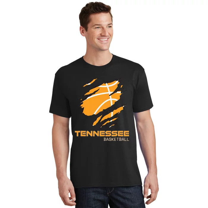 The Volunteer State Fan Tennesseean Tennessee Basketball T-Shirt