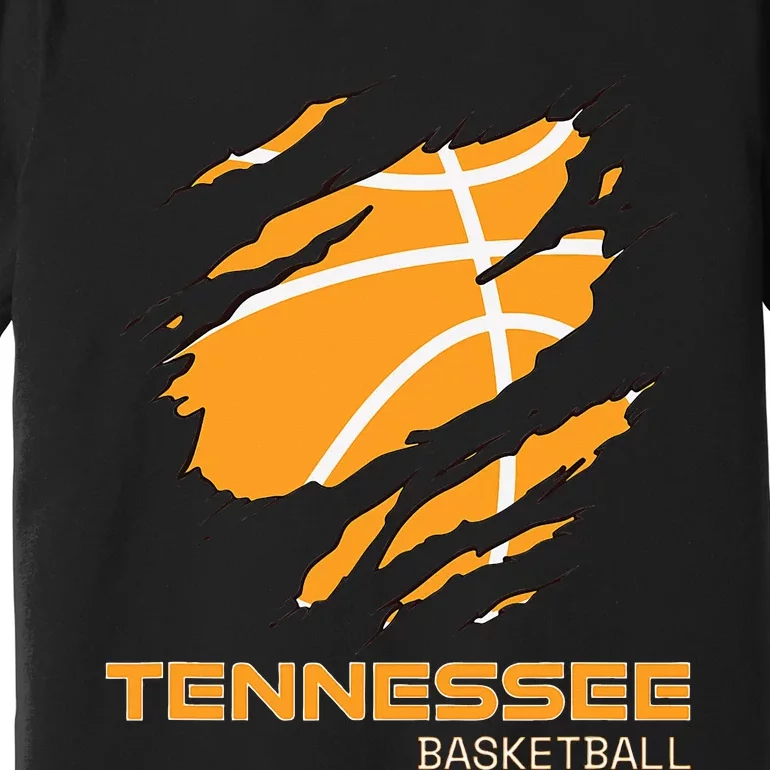 The Volunteer State Fan Tennesseean Tennessee Basketball Premium T-Shirt