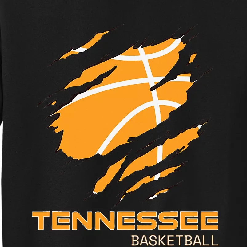 The Volunteer State Fan Tennesseean Tennessee Basketball Tall Sweatshirt