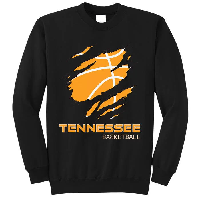 The Volunteer State Fan Tennesseean Tennessee Basketball Tall Sweatshirt