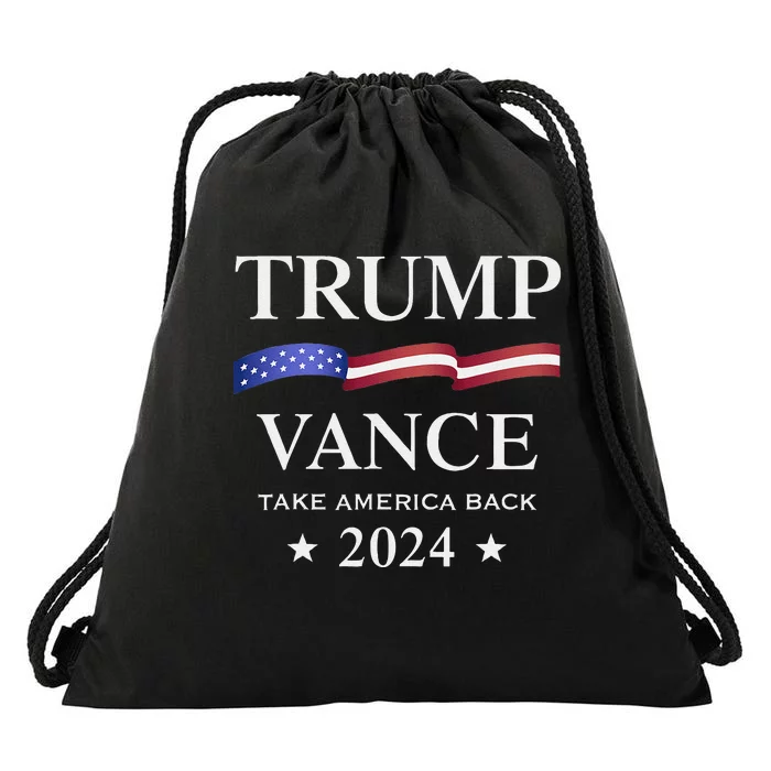 Trump Vance Take America Back 2024 Gift Drawstring Bag