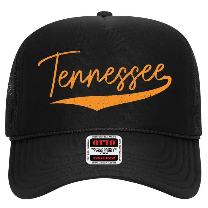 Tennessee Vintage High Crown Mesh Trucker Hat