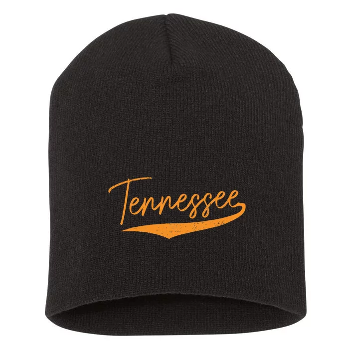 Tennessee Vintage Short Acrylic Beanie