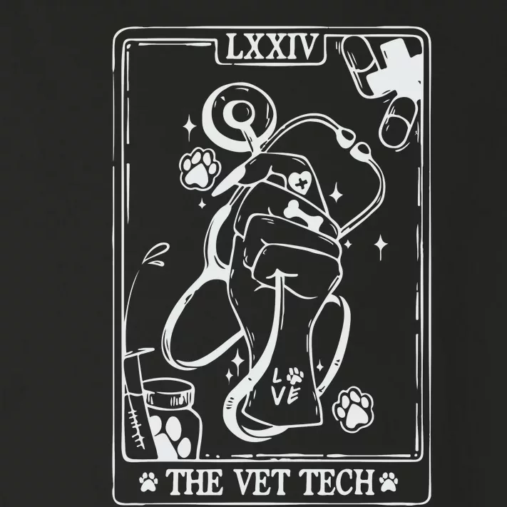 The Vet Tech Tarot Card Funny Veterinary Tech Toddler Long Sleeve Shirt