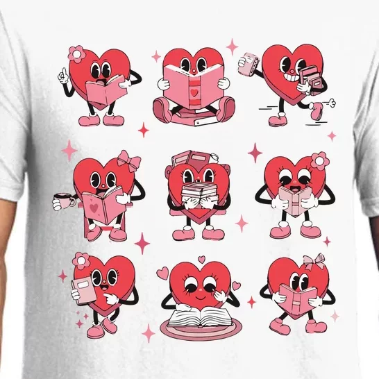 Teacher Valentine Teacher Heart Reading Pajama Set