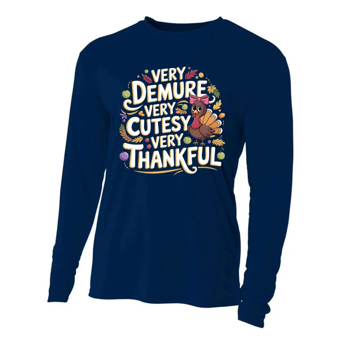 Thanksgiving Very Thankful Cooling Performance Long Sleeve Crew