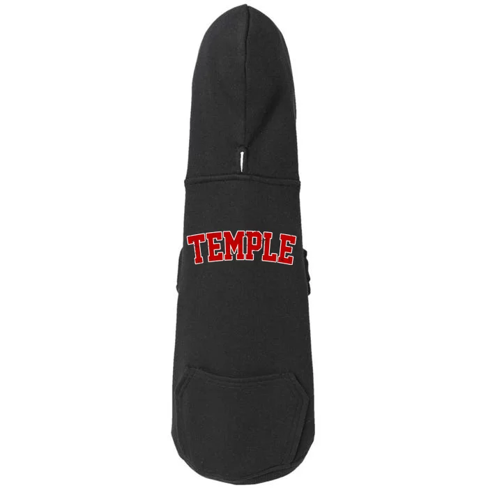 Temple Vintage Texas Sports Design Doggie 3-End Fleece Hoodie