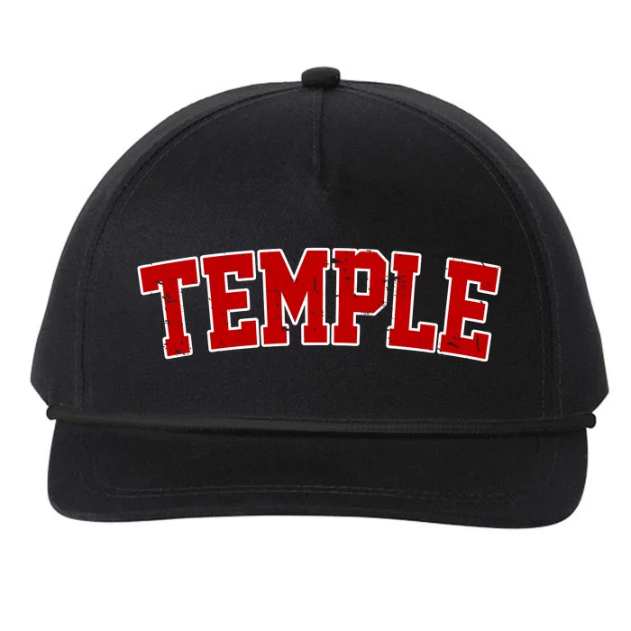 Temple Vintage Texas Sports Design Snapback Five-Panel Rope Hat