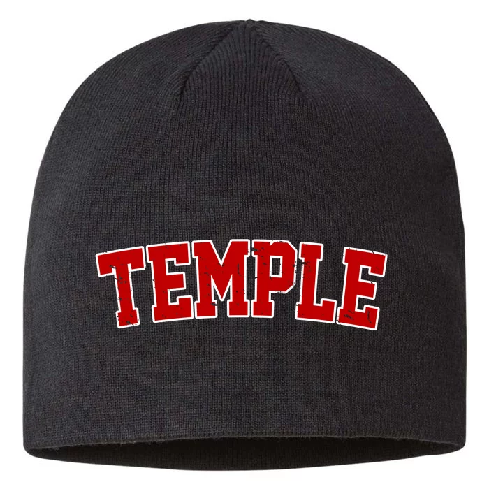 Temple Vintage Texas Sports Design 8 1/2in Sustainable Knit Beanie