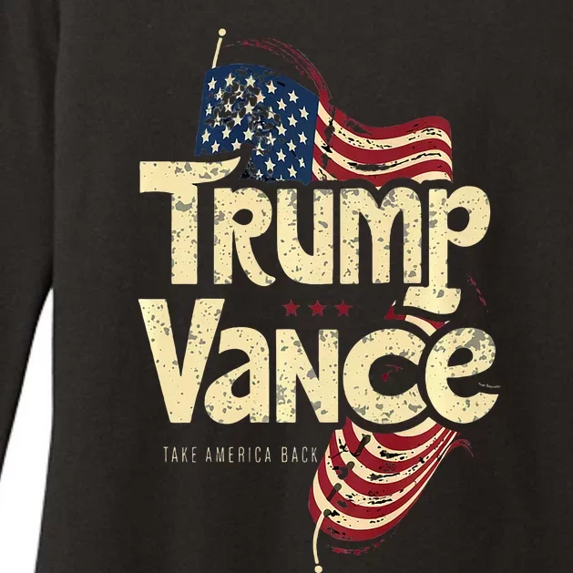 Trump Vance Womens CVC Long Sleeve Shirt