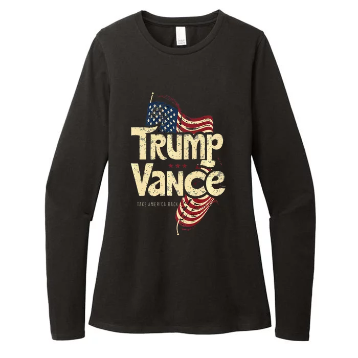 Trump Vance Womens CVC Long Sleeve Shirt