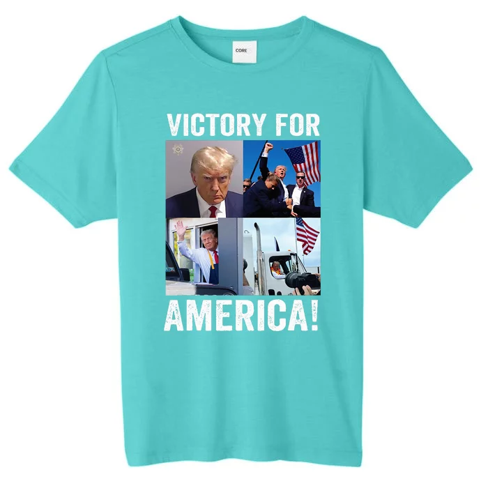 Trump Victory Trump Wins 2024 Election President ChromaSoft Performance T-Shirt