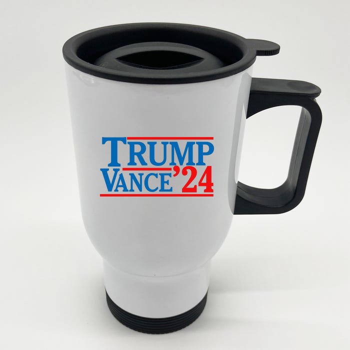 Trump Vance Front & Back Stainless Steel Travel Mug