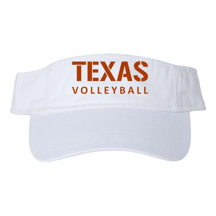 Texas Volleyball Valucap Bio-Washed Visor