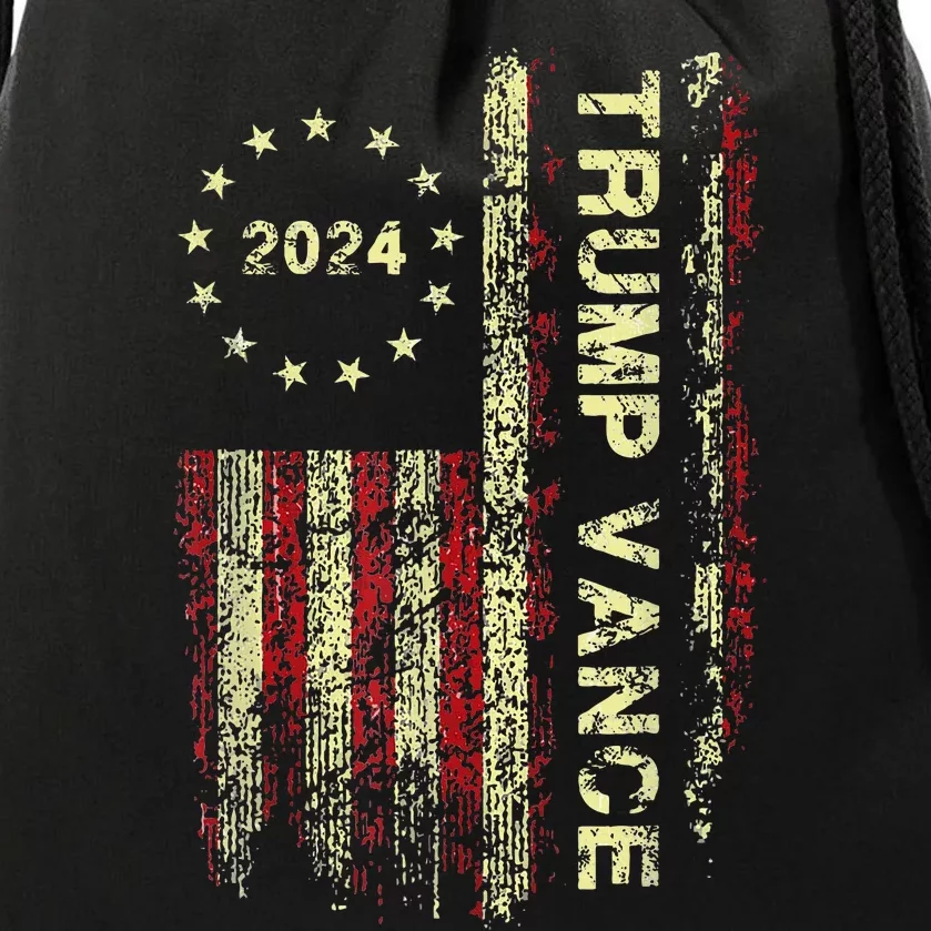 Trumpmania Vance Trump Vance 2024 Take America Back Drawstring Bag