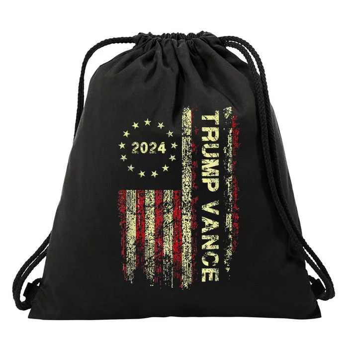 Trumpmania Vance Trump Vance 2024 Take America Back Drawstring Bag