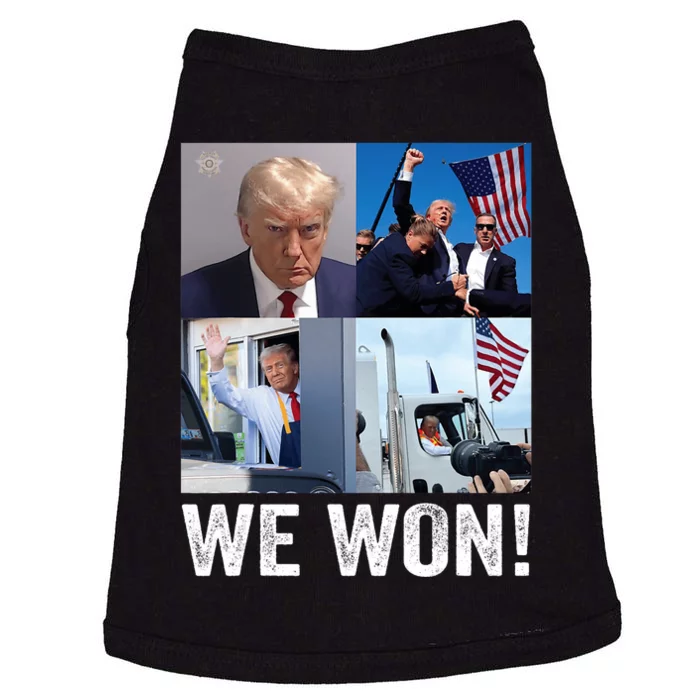 Trump Victory Trump Wins 2024 Election President Celebration Pro Trump 2024 Doggie Tank