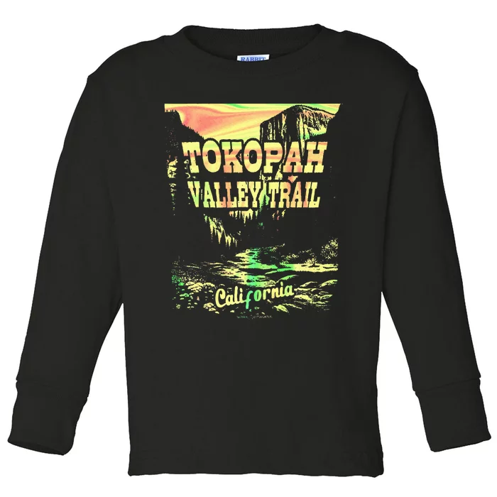 Tokopah Valley Trail California Toddler Long Sleeve Shirt