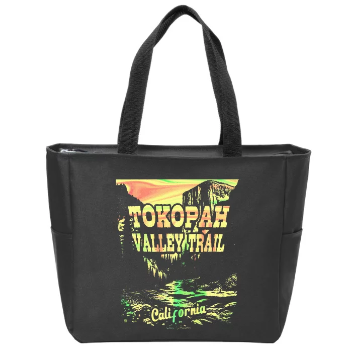 Tokopah Valley Trail California Zip Tote Bag