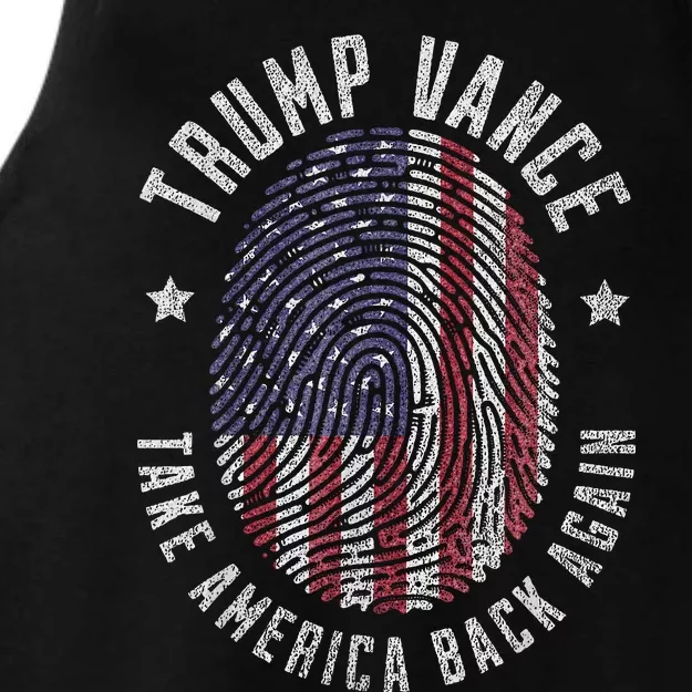 Trump Vance Take America Back Again Ladies Tri-Blend Wicking Tank