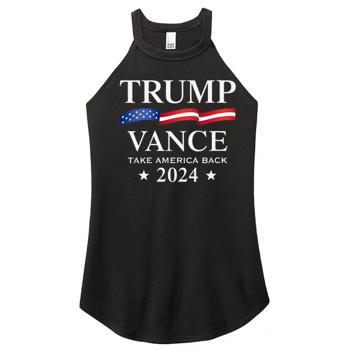 Trump Vance Take America Back 2024 Women’s Perfect Tri Rocker Tank