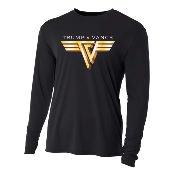 Trump Vance Tv Rocker Gold Vintage Trump Vance 2024 Cooling Performance Long Sleeve Crew