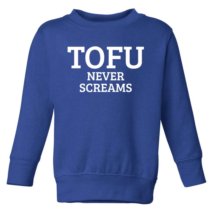 Tofu Vegan Vegetarian Veganism Meaningful Gift Toddler Sweatshirt