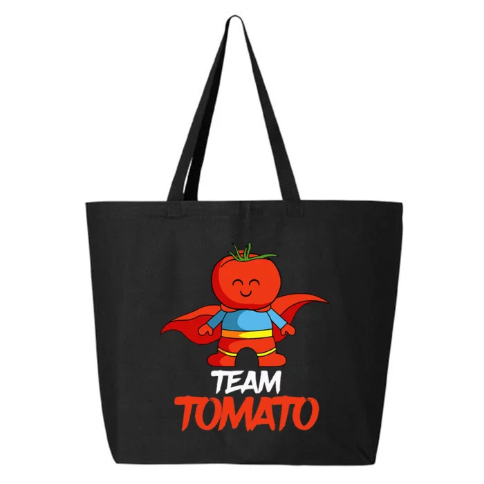 Tomatoes Vegetable Vegans Gardeners Team Superhero 25L Jumbo Tote