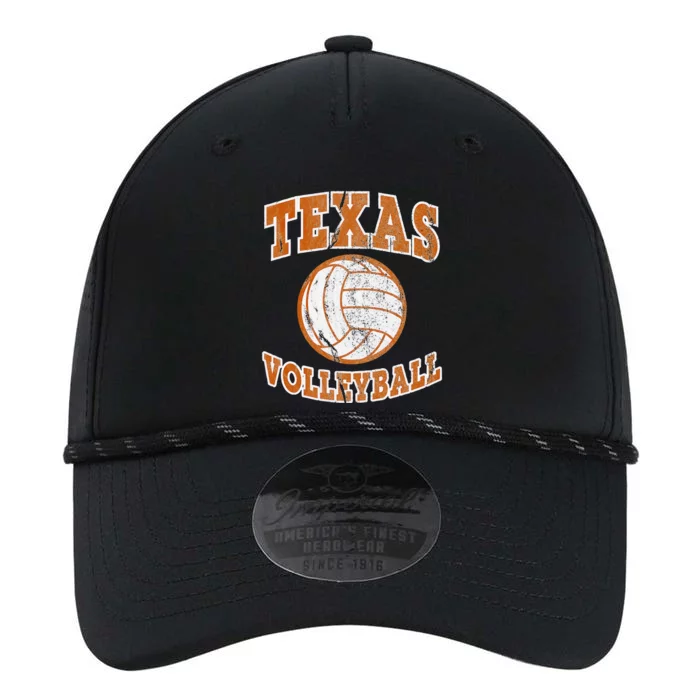 Texas Volleyball Vintage Distressed Performance The Dyno Cap