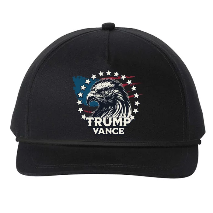 Trump Vance Victory Eagle Snapback Five-Panel Rope Hat