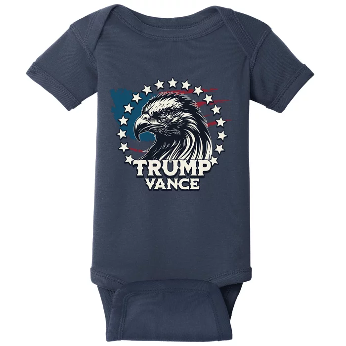 Trump Vance Victory Eagle Baby Bodysuit