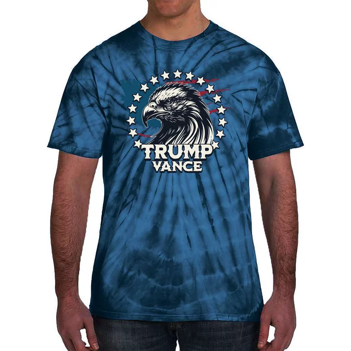 Trump Vance Victory Eagle Tie-Dye T-Shirt