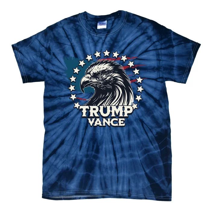 Trump Vance Victory Eagle Tie-Dye T-Shirt