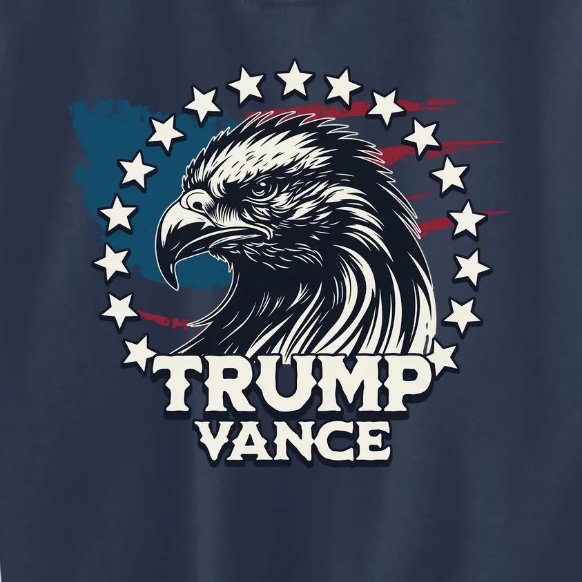 Trump Vance Victory Eagle Kids Sweatshirt