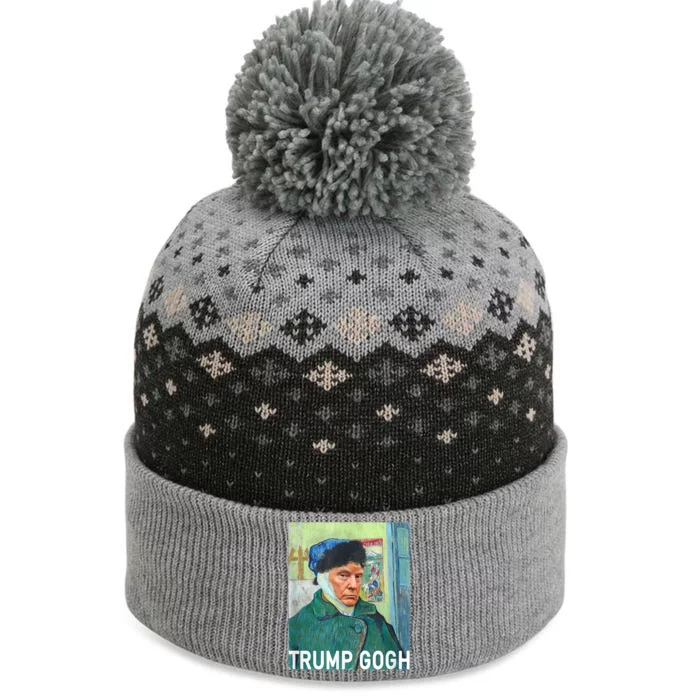 Trump Vincent Van Gogh Funny 2024 The Baniff Cuffed Pom Beanie