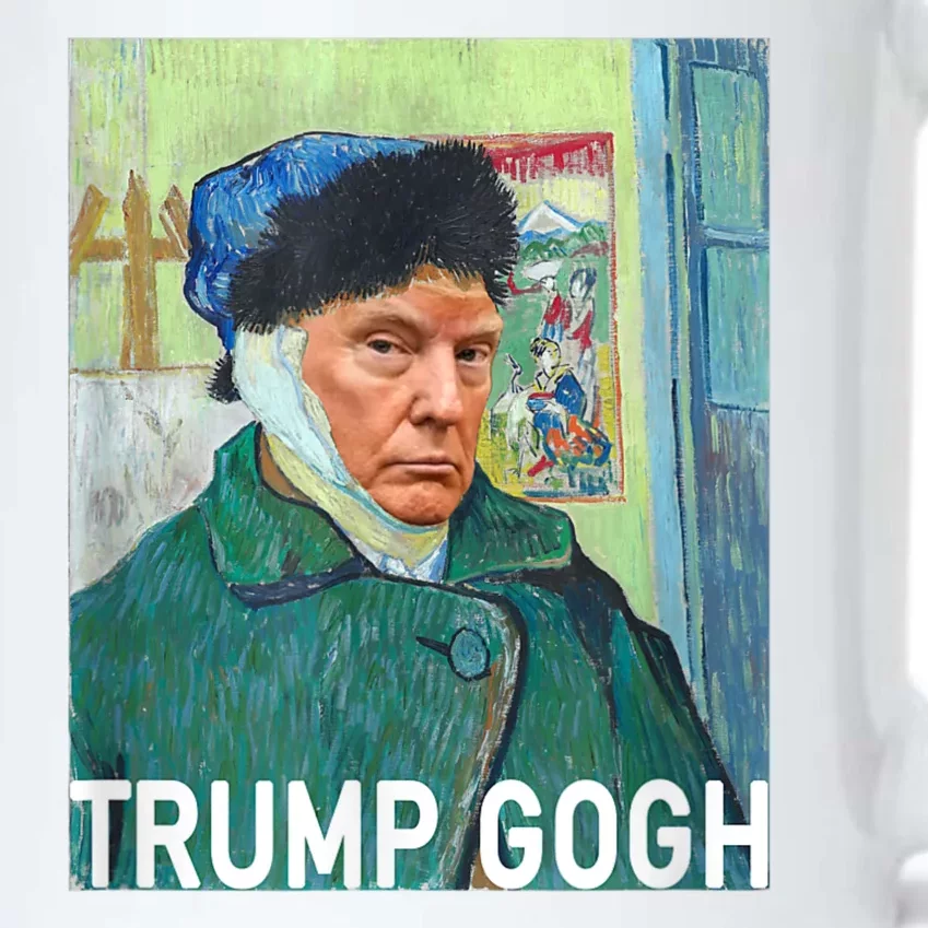 Trump Vincent Van Gogh Funny 2024 Black Color Changing Mug